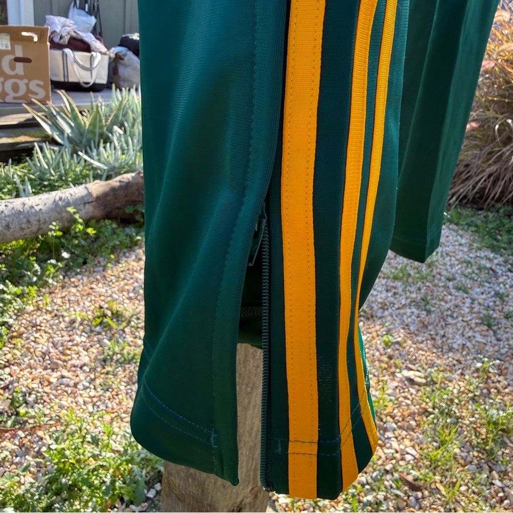 Adidas Green Firebird Track Pants - Picture 5 of 6